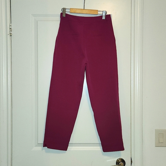TOPSHOP slacks, size 4, purple - Picture 2 of 3